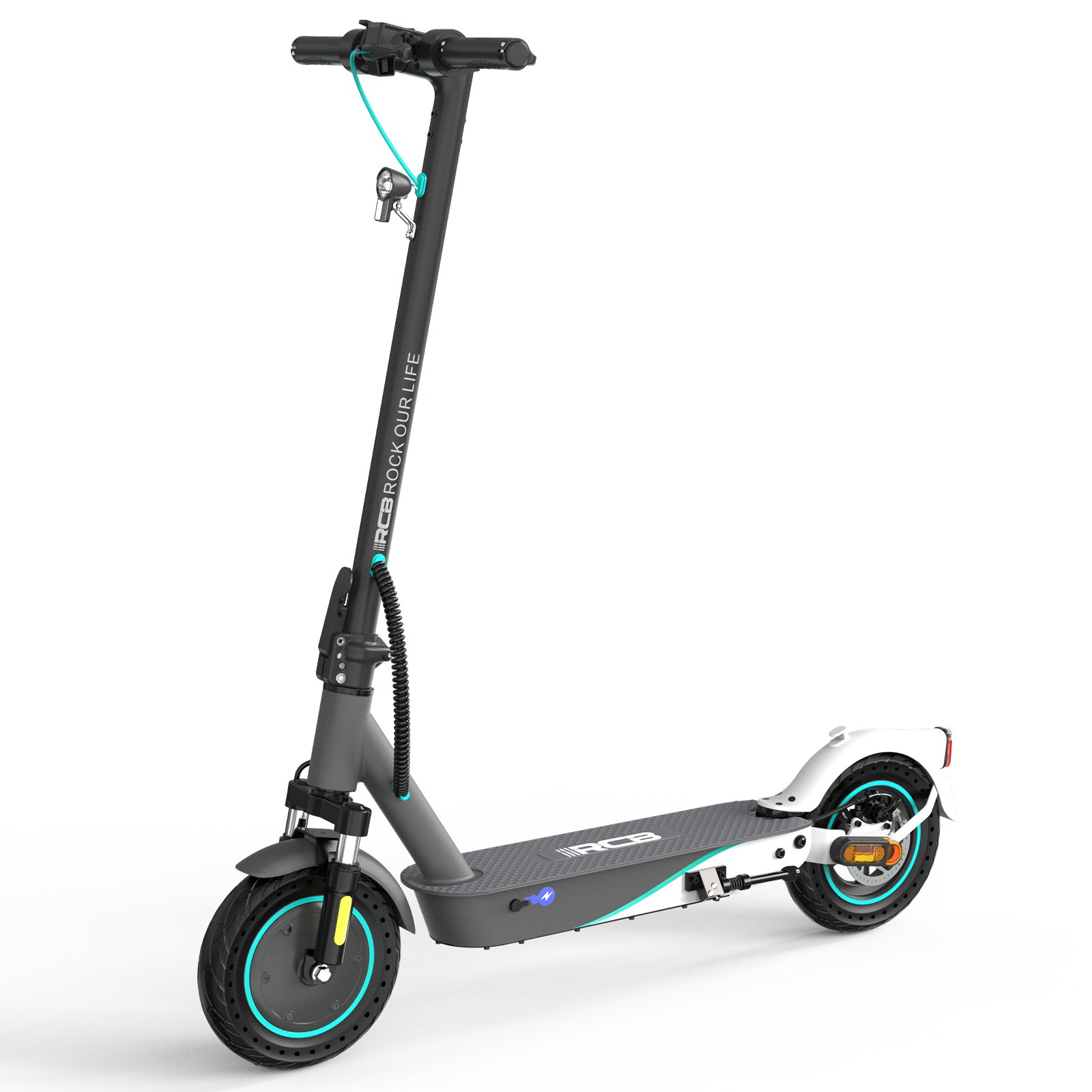 EU Warehouse RCB EV10K Pro Electric Scooter for Adults 10Inch LED Display ABE App Function Range 35 km and 120 kg Load E Scooter