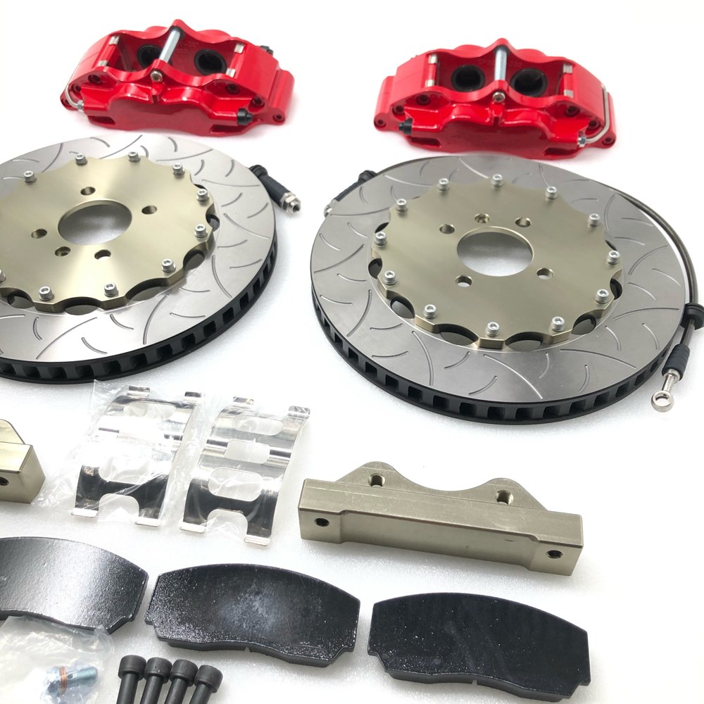 Front Brake Kit 4-Pot 330*28mm Disc Brake Calipers for Mini Cooper S JCW R53