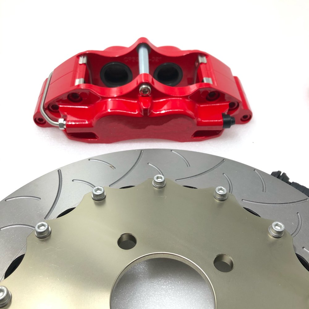 Front Brake Kit 4-Pot 330*28mm Disc Brake Calipers for Mini Cooper S JCW R53