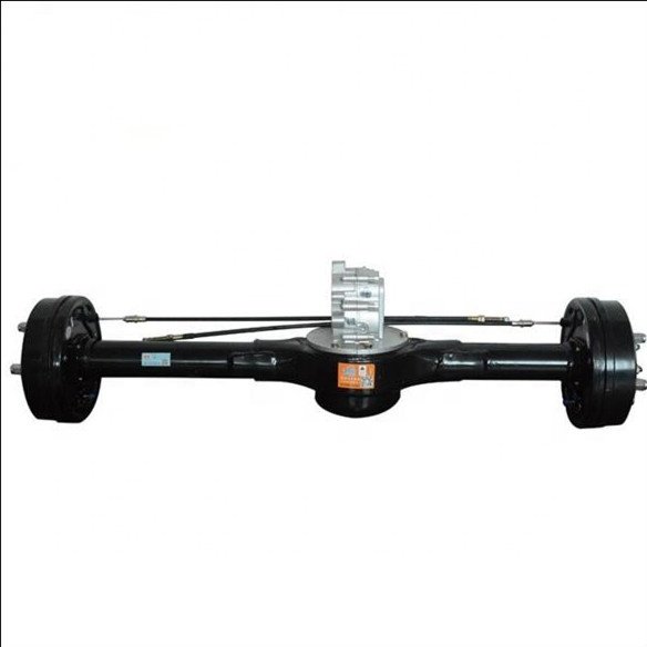 220 Drum Brake China Factory Driving Rear Axle with Differential Rear Axle Electric Motor Rear Axle
