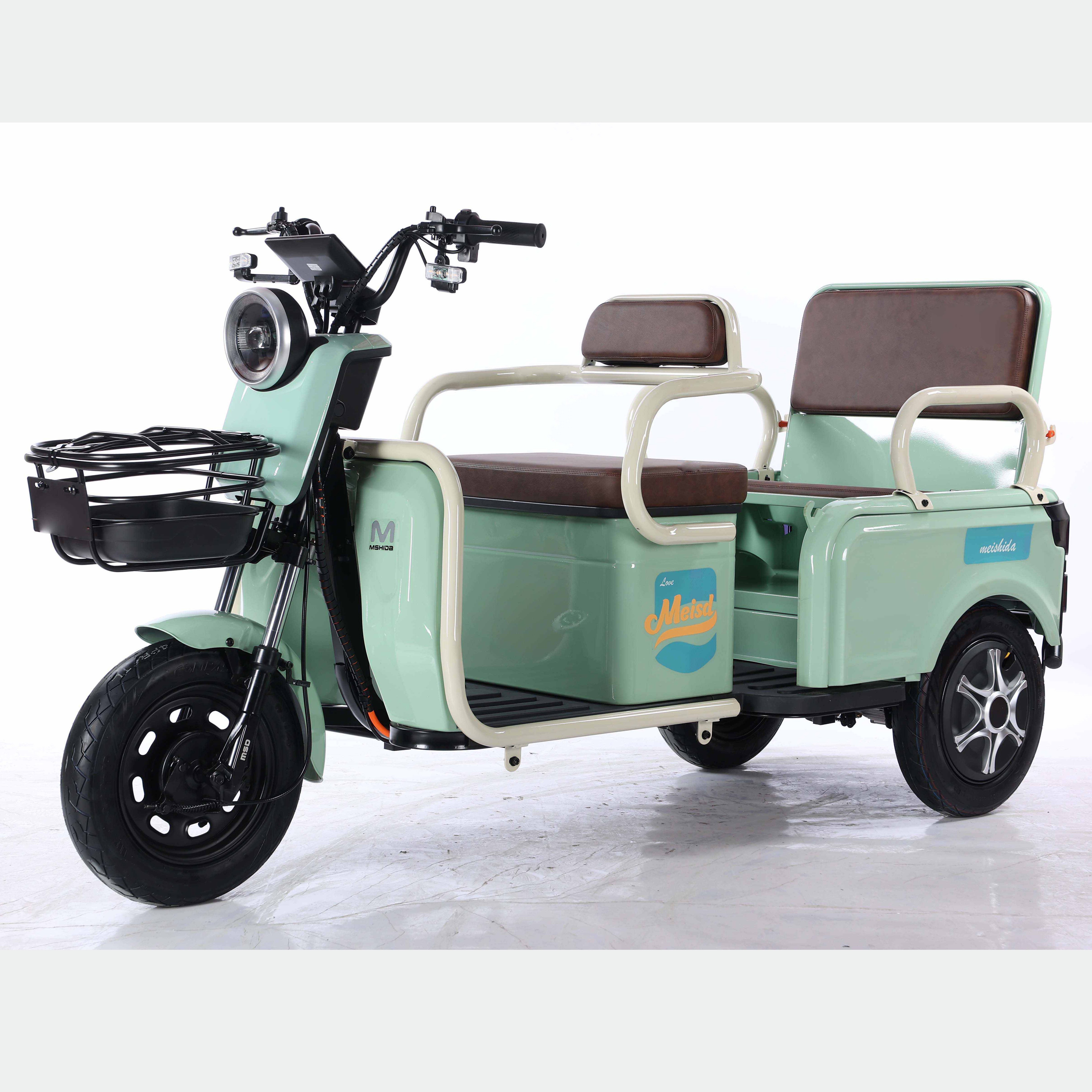 Tricyle Factory Electric Keke Tricycle for Adult 10 Digital 500W Eec / Coc Electric Passenger Tuk Tuk Electric Eec Open 300 Kg