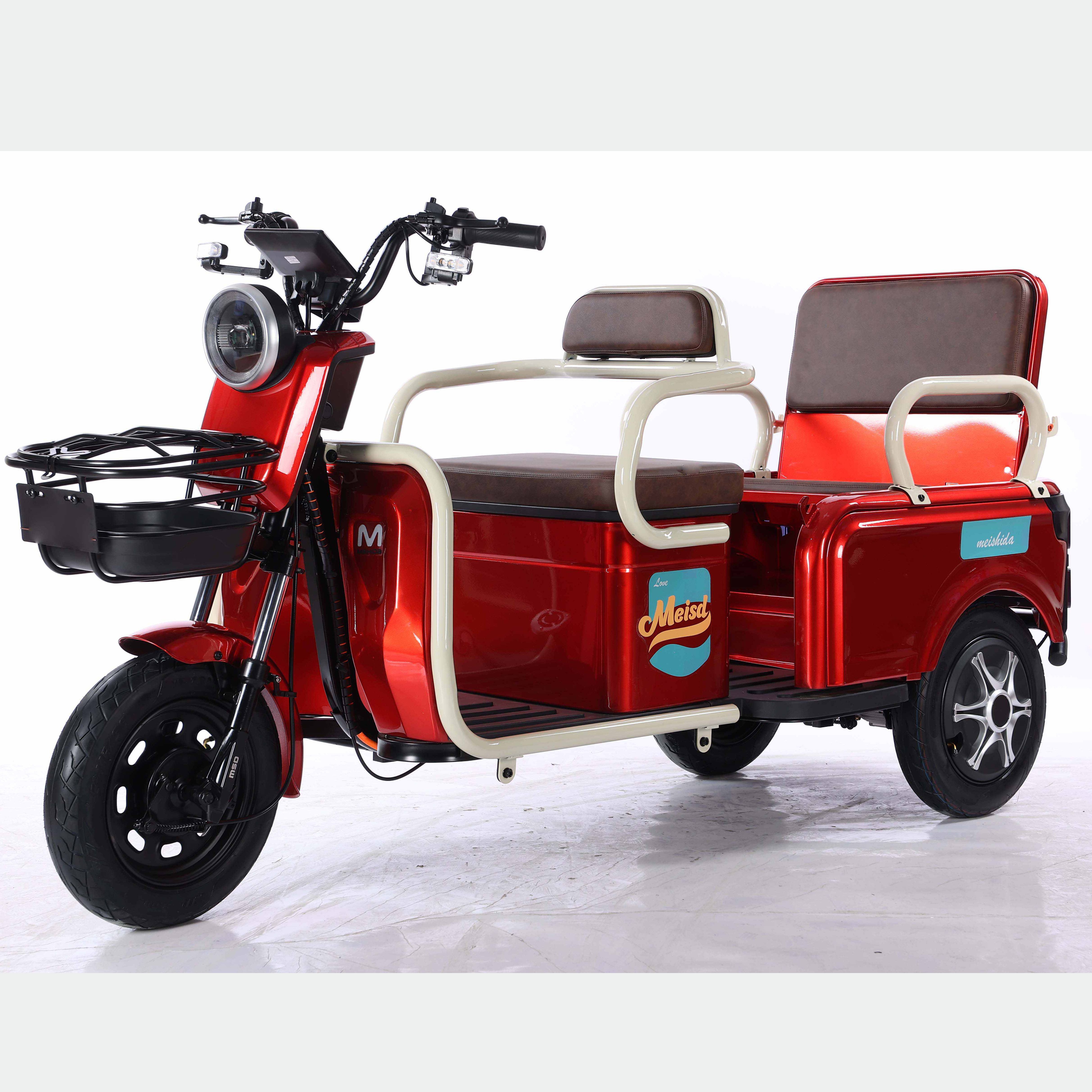Tricyle Factory Electric Keke Tricycle for Adult 10 Digital 500W Eec / Coc Electric Passenger Tuk Tuk Electric Eec Open 300 Kg