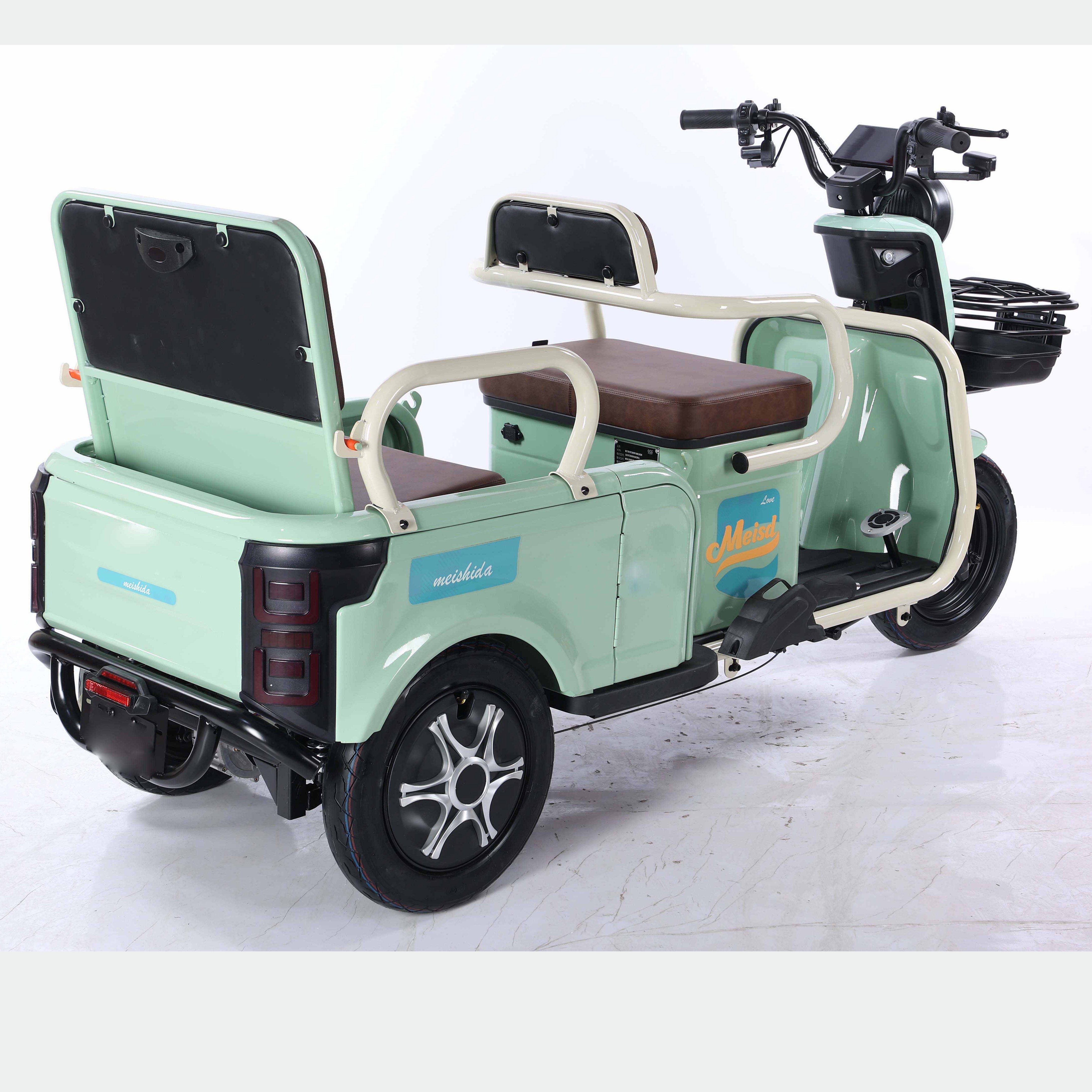 Tricyle Factory Electric Keke Tricycle for Adult 10 Digital 500W Eec / Coc Electric Passenger Tuk Tuk Electric Eec Open 300 Kg