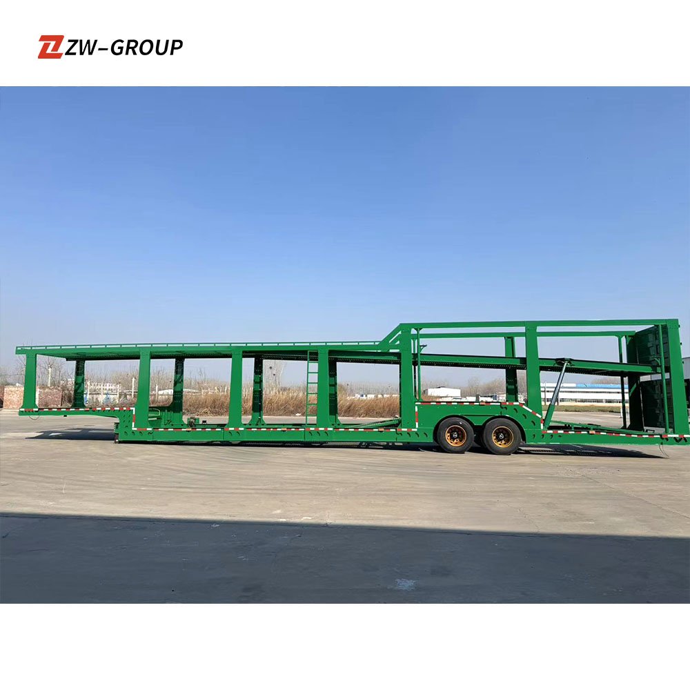 3 Axle 18 M 40 Transport Cars Double Deck Auto Cars Transport Trailer Car Carrying 8/10 Seats Carrier Semi Trailer