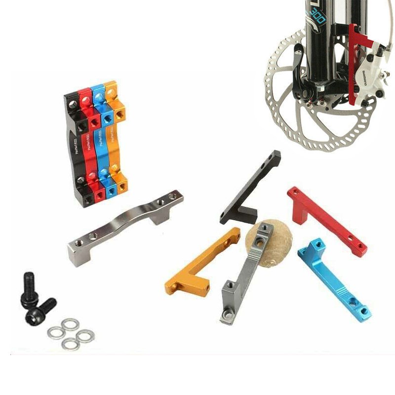 MTB Disc Brake Caliper Adapter 180/203mm Aluminium Moutain Bicycle Disc Brake Rotor Adapter Front Rear Cycling Accessory Adapter