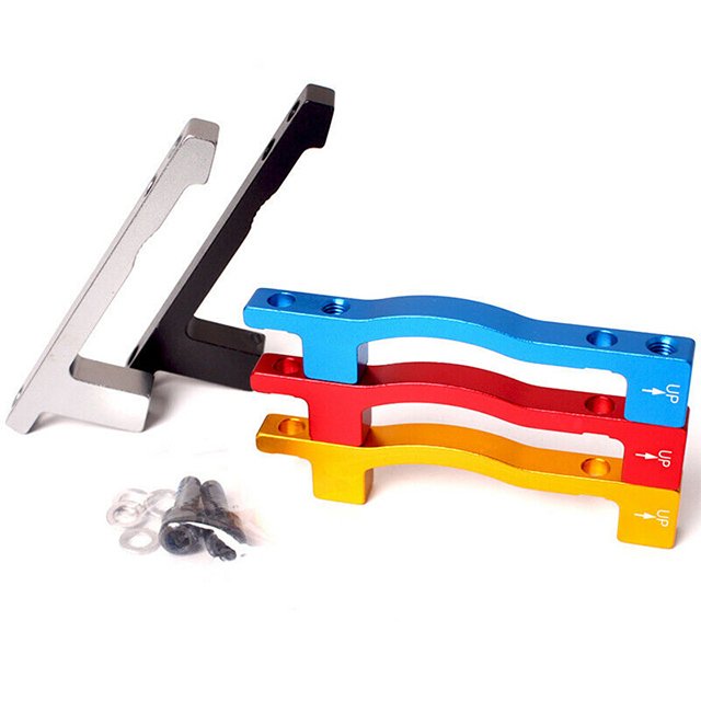 MTB Disc Brake Caliper Adapter 180/203mm Aluminium Moutain Bicycle Disc Brake Rotor Adapter Front Rear Cycling Accessory Adapter