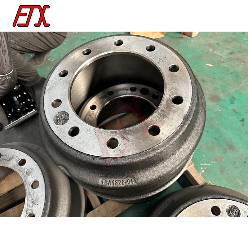 Chinese Factory Made Good Price Axle Spare Parts Brake Drum for Various Models German Type Brake Drum