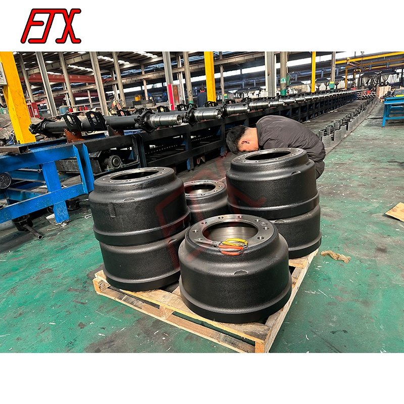 Chinese Factory Made Good Price Axle Spare Parts Brake Drum for Various Models German Type Brake Drum