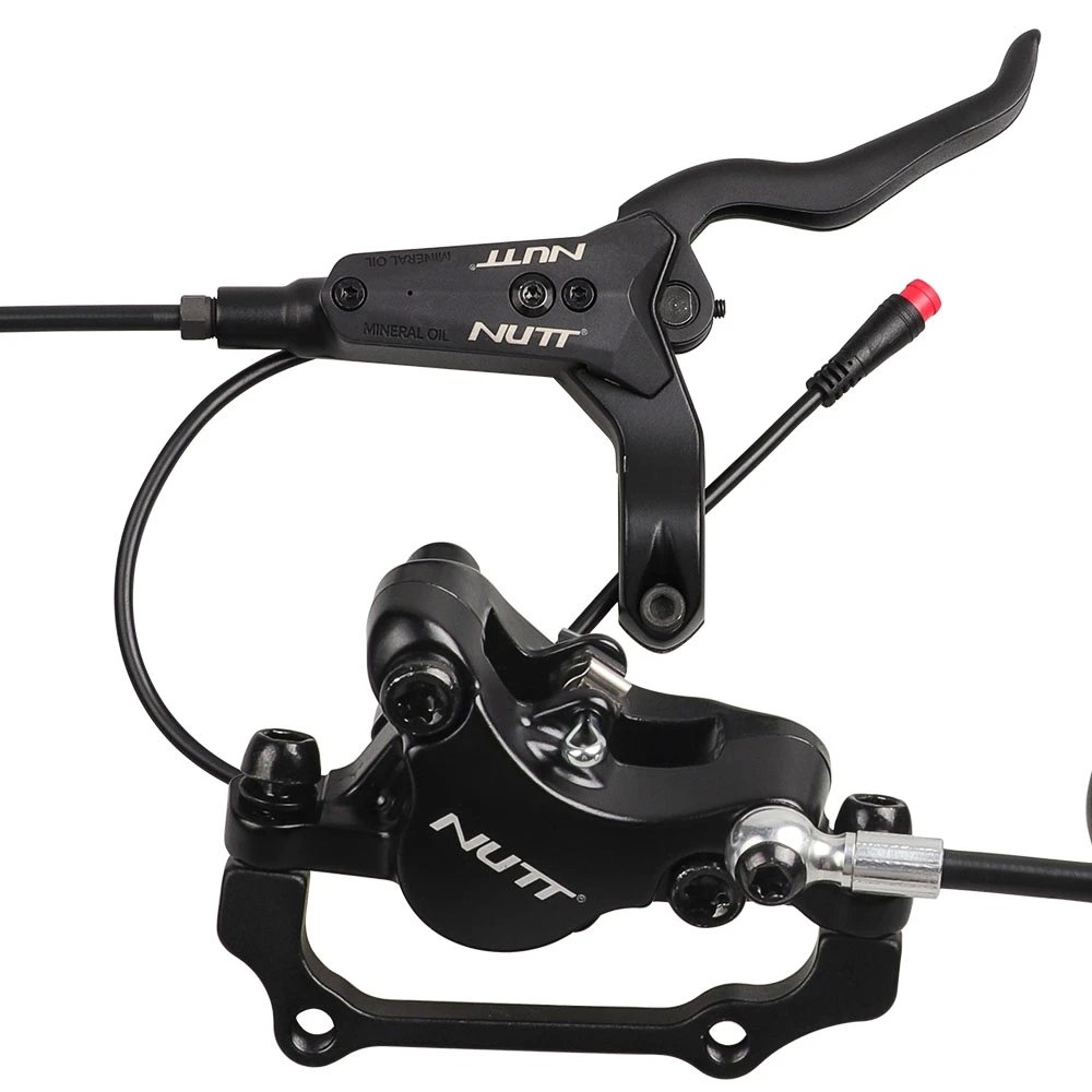 NUTT Electric Scooter Hydraulic Disc Brake 140 160mm B C Power-Off Line Wire With HS1 Rotor for Zero 10X 11X KUGOO G1 E-scooter
