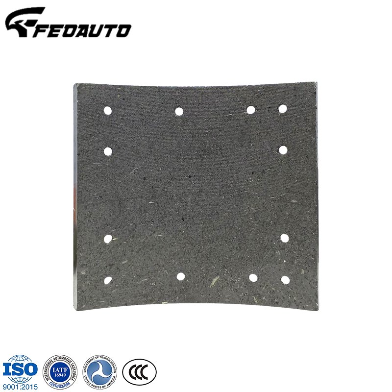 Factory Hot Sale 19036 19037 Heavy Duty Truck Brake Shoe Lining 4515