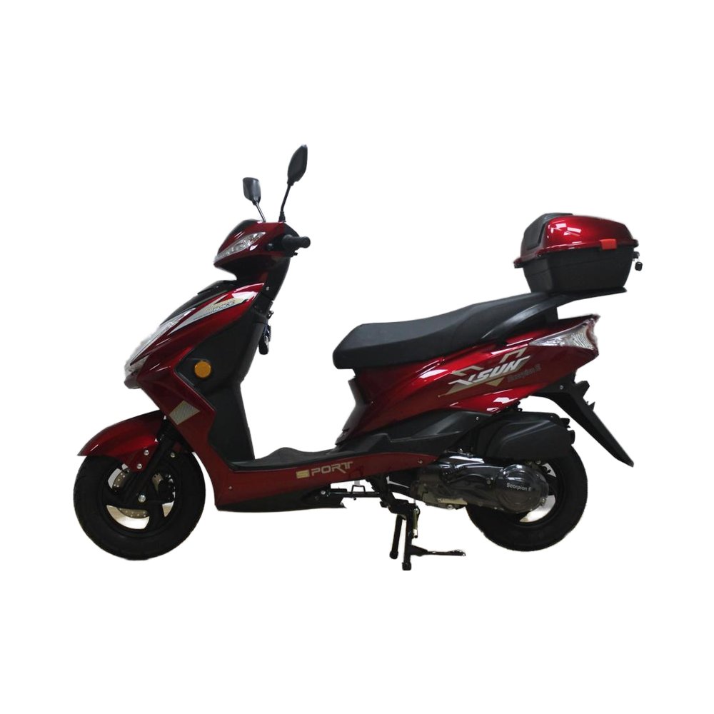 New 4 Stroke Off-Road Gas Scooter with DISK Brake 125cc Displacement Bike Features