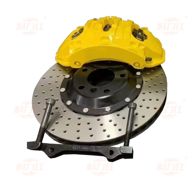 Factory Customized Auto Brake Casting 18Z 6 Pot Aluminum Brake Caliper355/380MM Rotor for VW Tiguan PASSAT Polo Golf GTI EOX CC