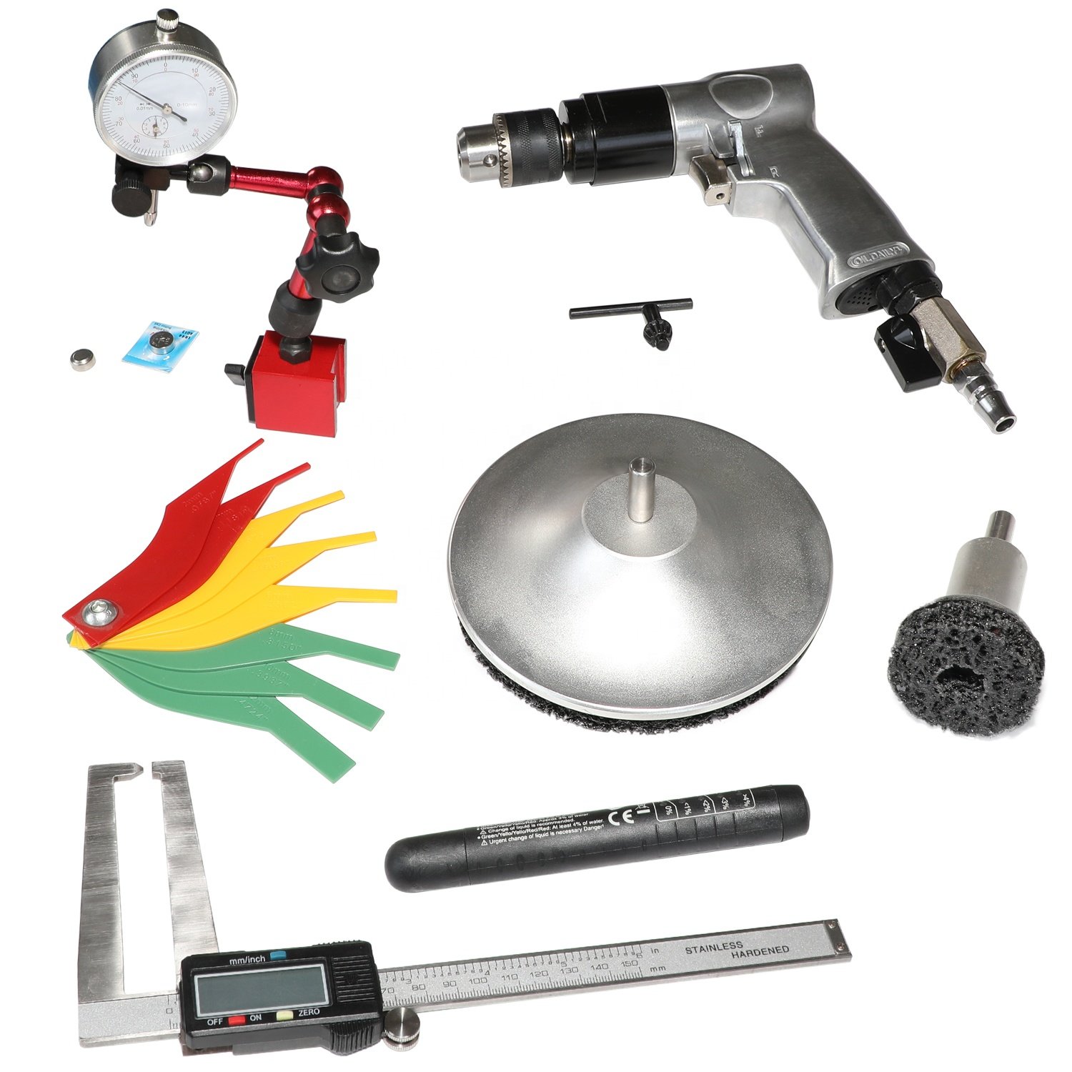 High Quality Manufacturer Automotive Tool Brake Disc Detection and Maintenance Kit Brake Tool Set