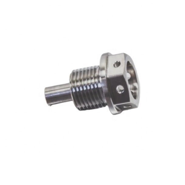 M10x1.25 Titanium Banjo Bolts Motorbike ISO/DIN Standard Hex Head Bolts 16mm Length CNC Gr5 Titanium Brake Caliper Screw