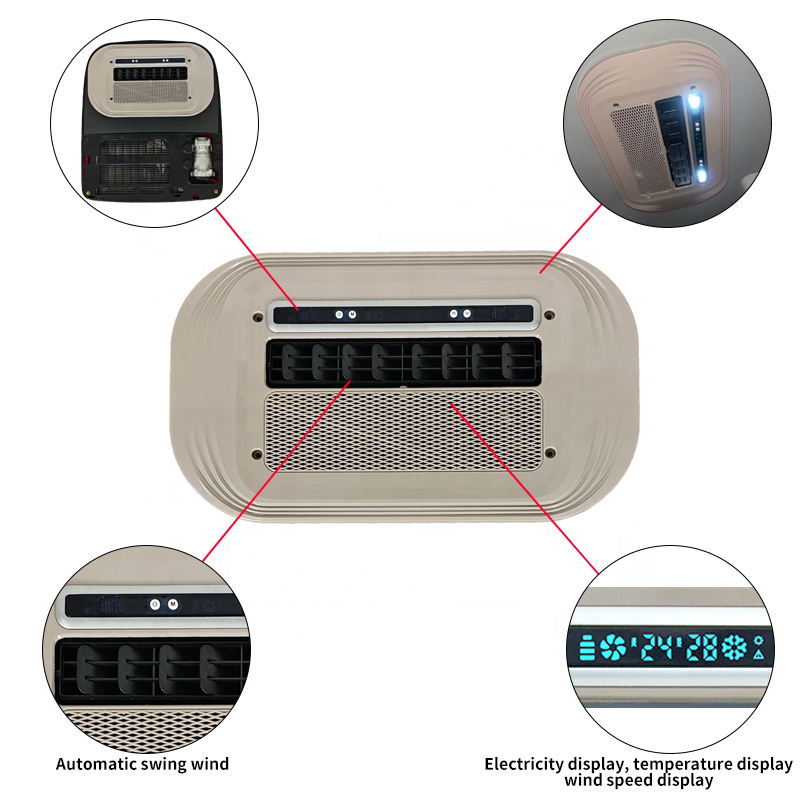 Mini 12 Volt Auto Parking Conditioner Roof Top Roof Top Conditioning Parking Air Accondi Parking Air Conditioner 12v 24v