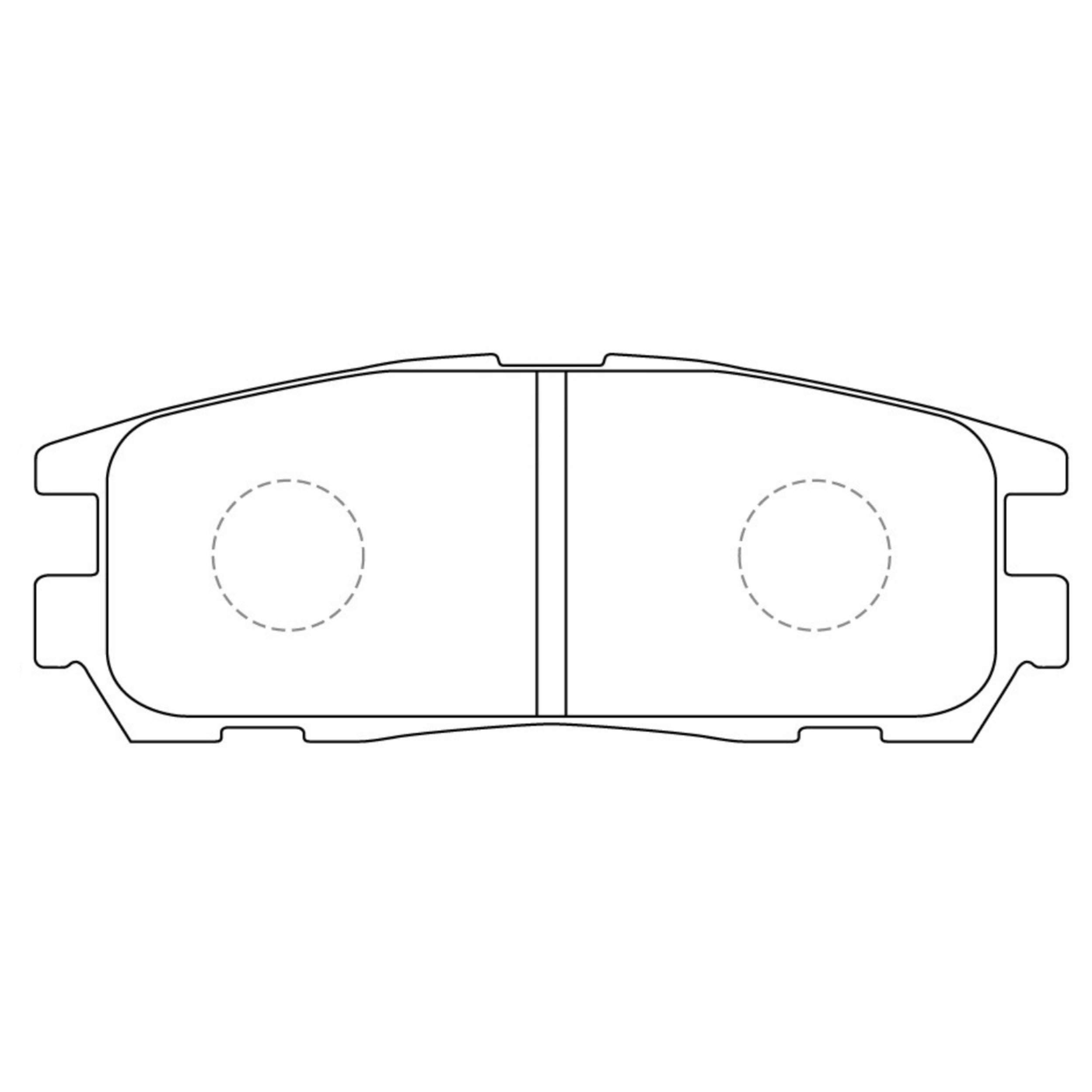 High Performance Factory Auto Parts Brake Pads (Pastillas De Freno) OEM Disc D580/wva 21875/21876/21877/23364 Is Rear Axle Brake