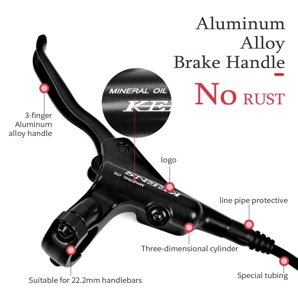 KEENS HD-M007 MTB Bicycle Hydraulic Disc Brake Set 160mm Calipers Adapter 900/1300 Hydraulic Disc Brake of Mountain Bike