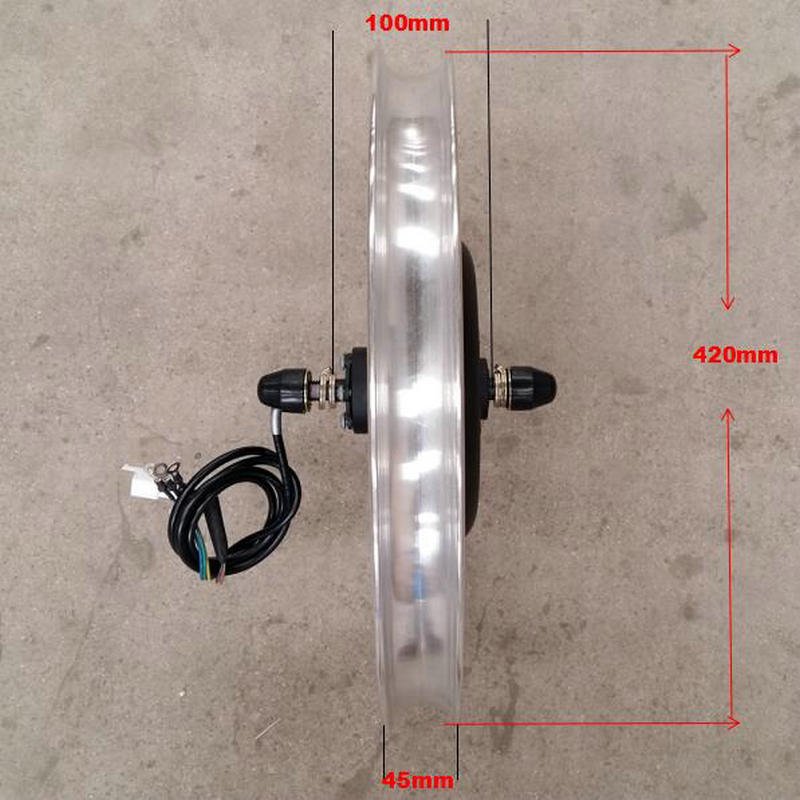 20inch BLDC Hub Motor+Wheel Gearless 36V48V60v1000w DISC BRAKE FRONT/REAR DRIVEN for Electric Bicycle NEED Tyre 20*2.5/20*2.125