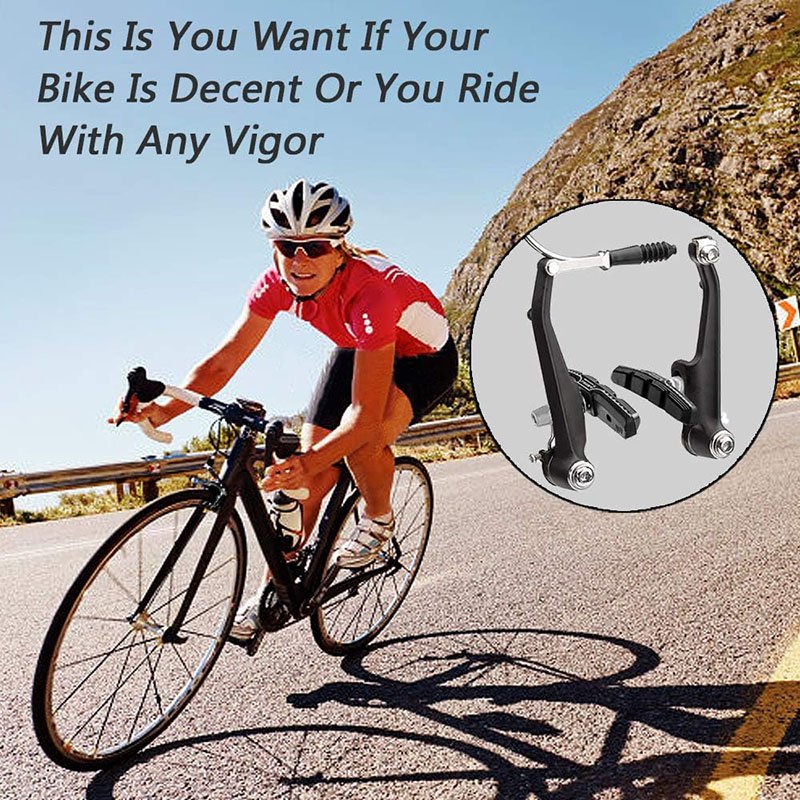 RANAGO Top Quality Rubber Bicycle V Brake Pads Outdoor Mountain Cycling Parts Bike MTB Accessories Riding V-shape Brake Pad