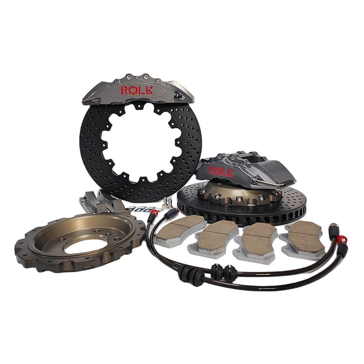 R6SS 380 Hot Selling Accept Customization 6 Piston Brake Caliper Track Day Brakes 6 Piston Brake Kit ForVW CC Golf Infiniti Q50