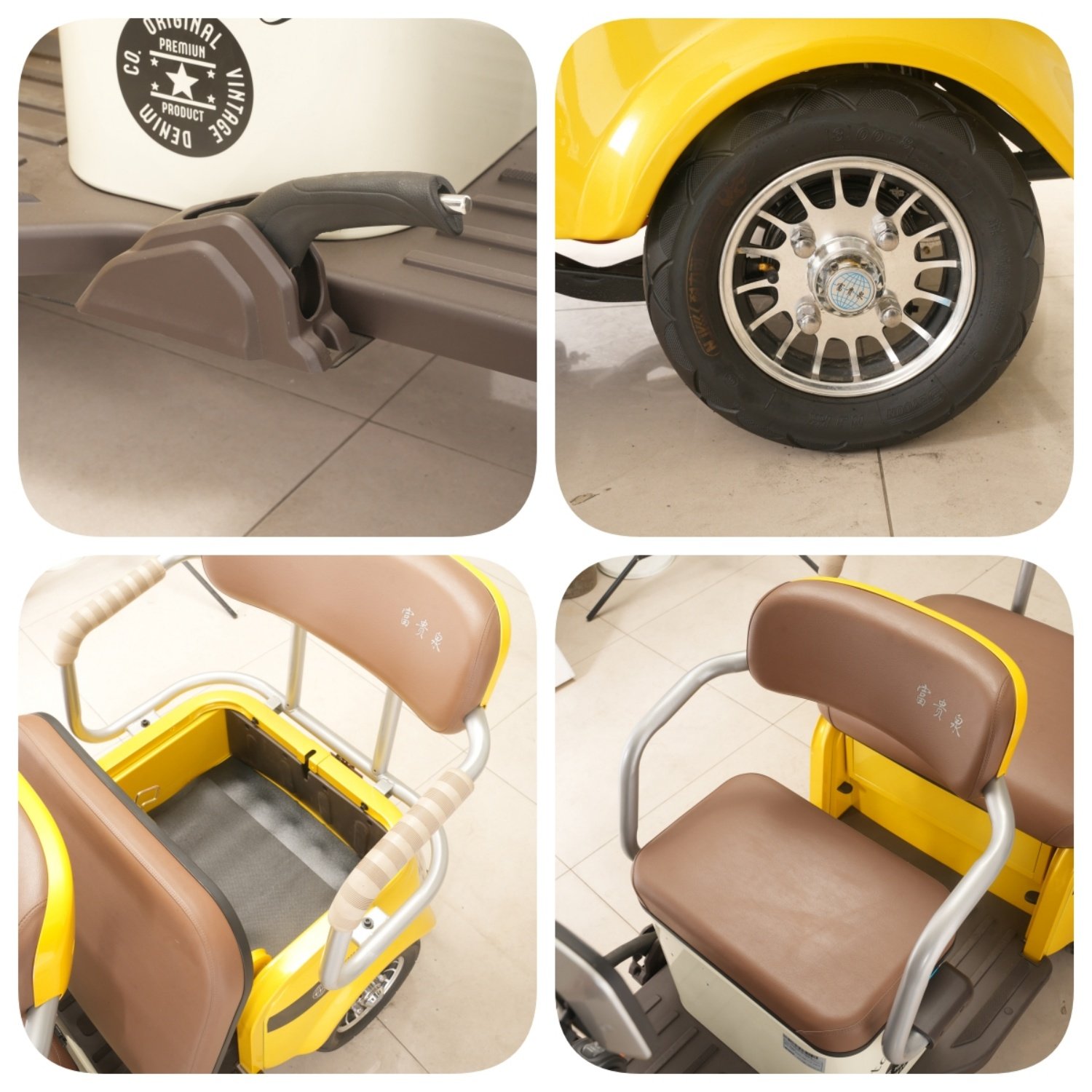 The Most Popular 2024 Leisure Small Electric Tricycle Runs Smoothly With 1000W Power Produced in China