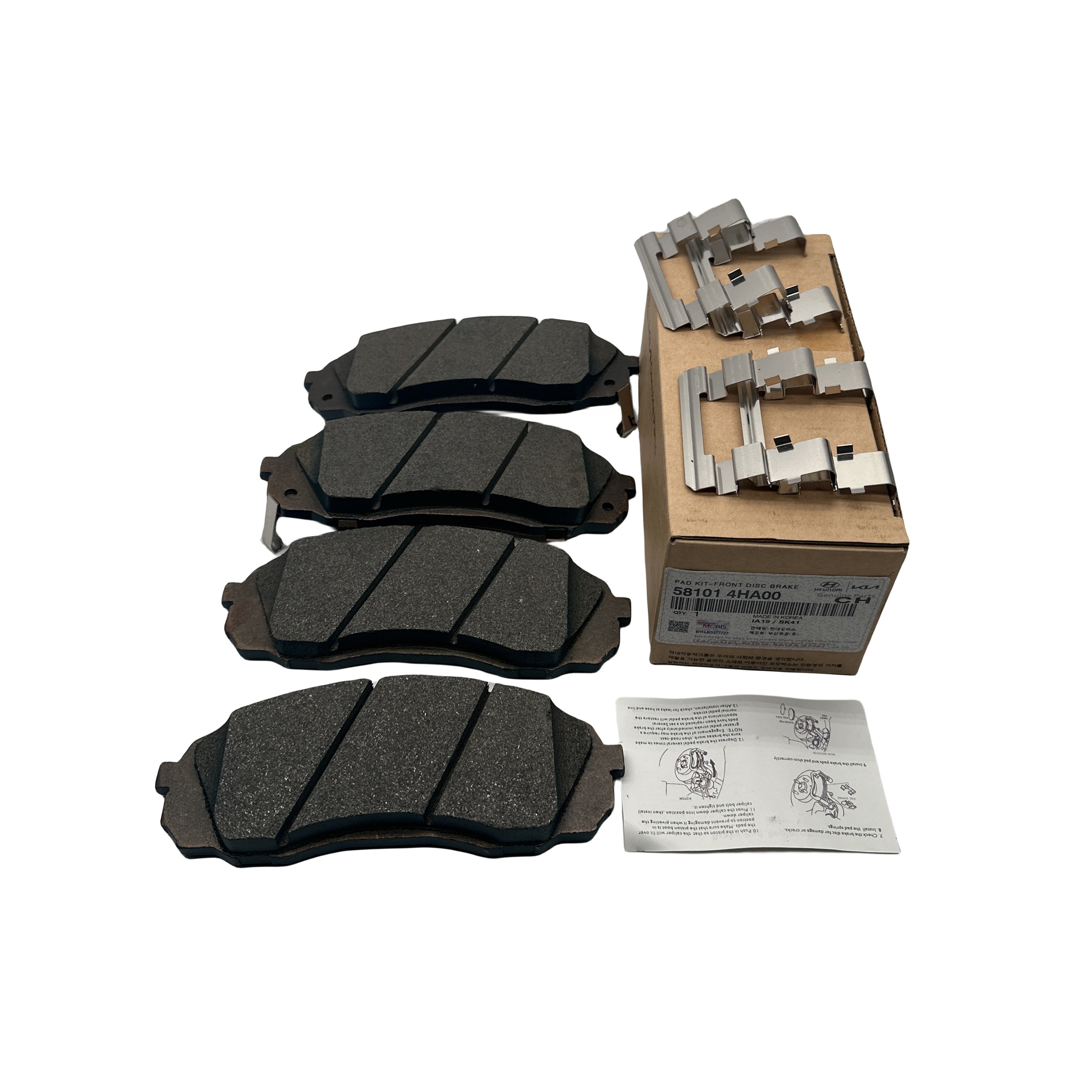 58101-4HA00 Brake System Automotive Parts Spare Ceramic Disc Front Brake Pads OEM 581014HA00