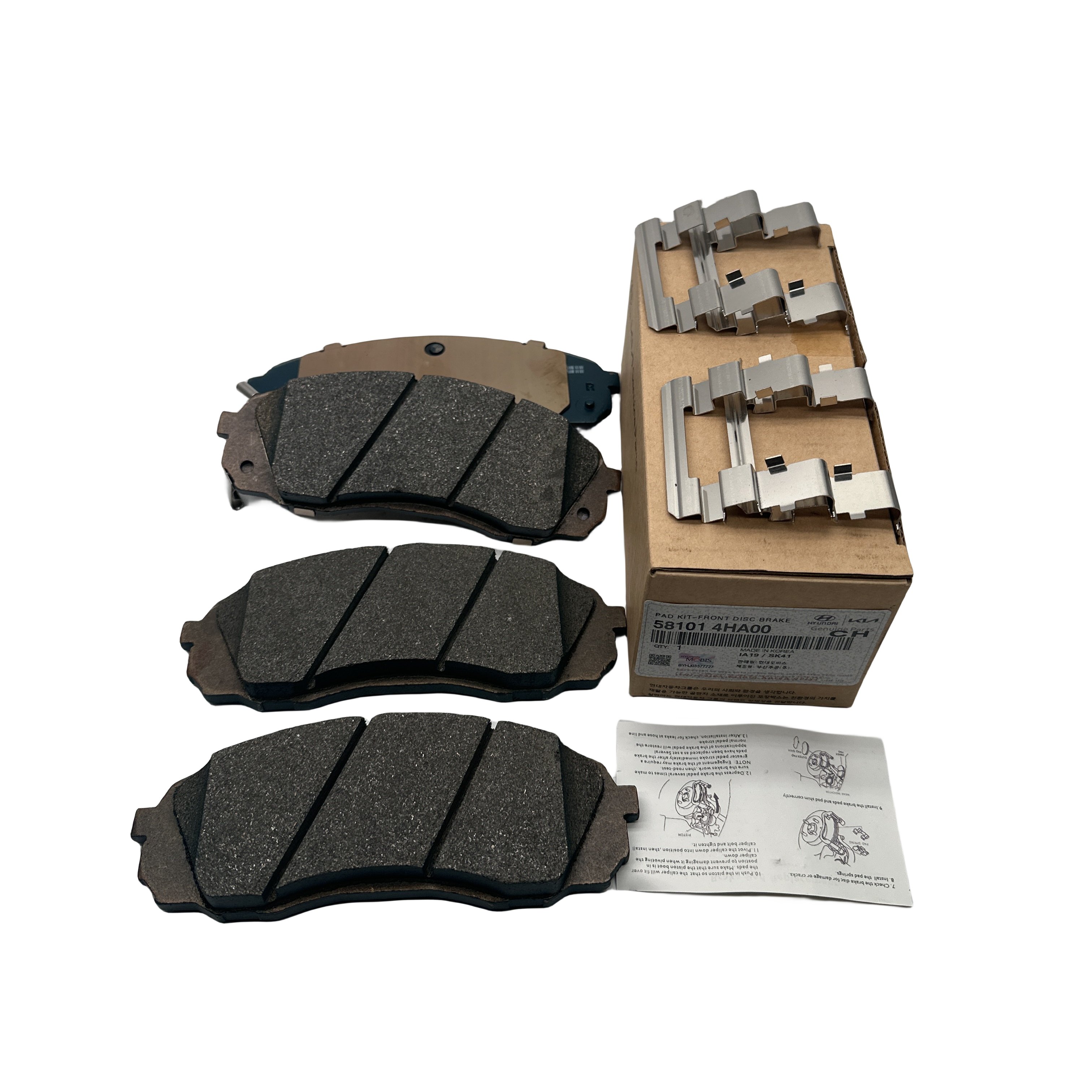 58101-4HA00 Brake System Automotive Parts Spare Ceramic Disc Front Brake Pads OEM 581014HA00