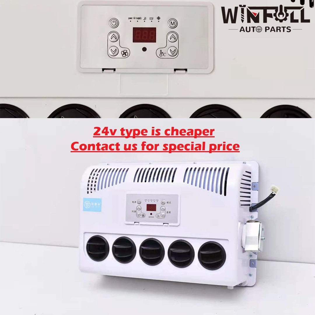 12V 24V DC Truck Air Conditioning System Parking Cooler Air Conditioner for Heavy Truck Construction Vehicles