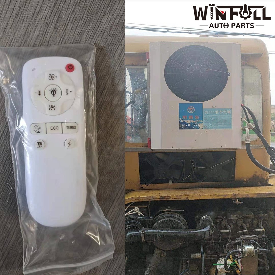 12V 24V DC Truck Air Conditioning System Parking Cooler Air Conditioner for Heavy Truck Construction Vehicles
