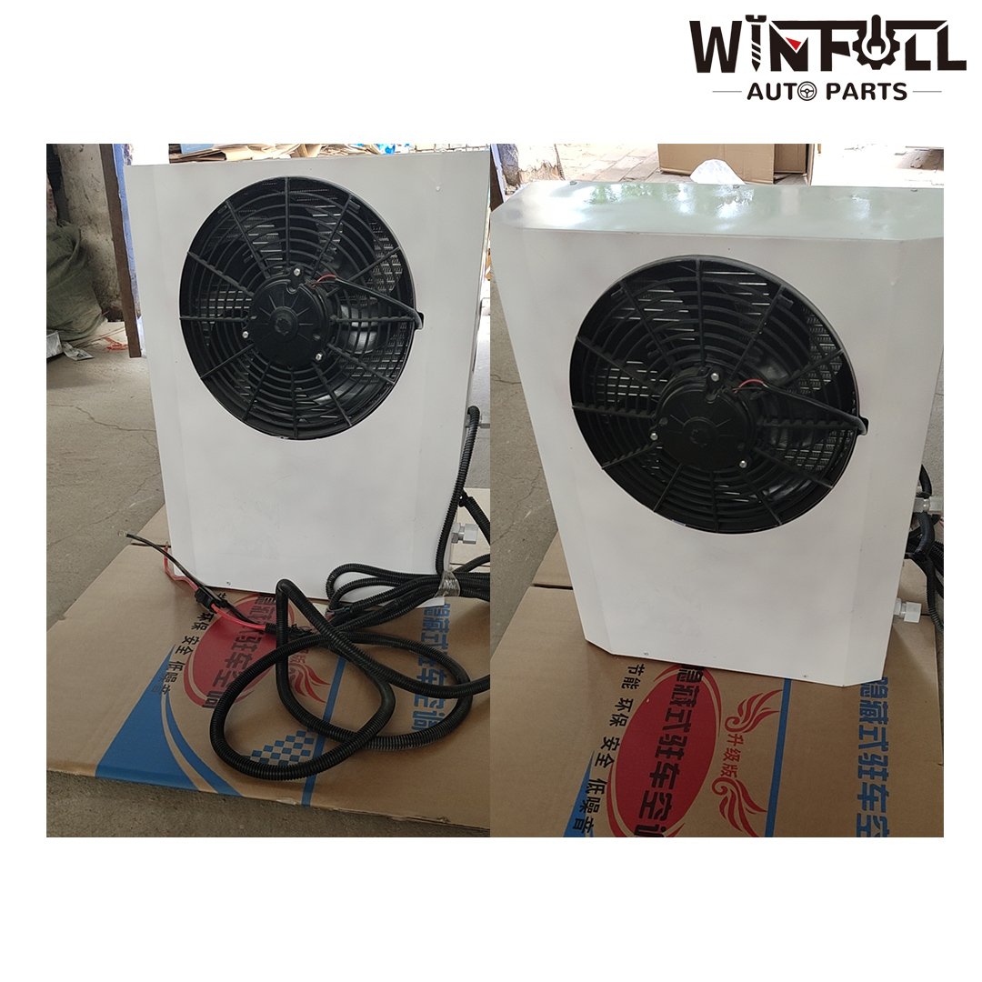 12V 24V DC Truck Air Conditioning System Parking Cooler Air Conditioner for Heavy Truck Construction Vehicles