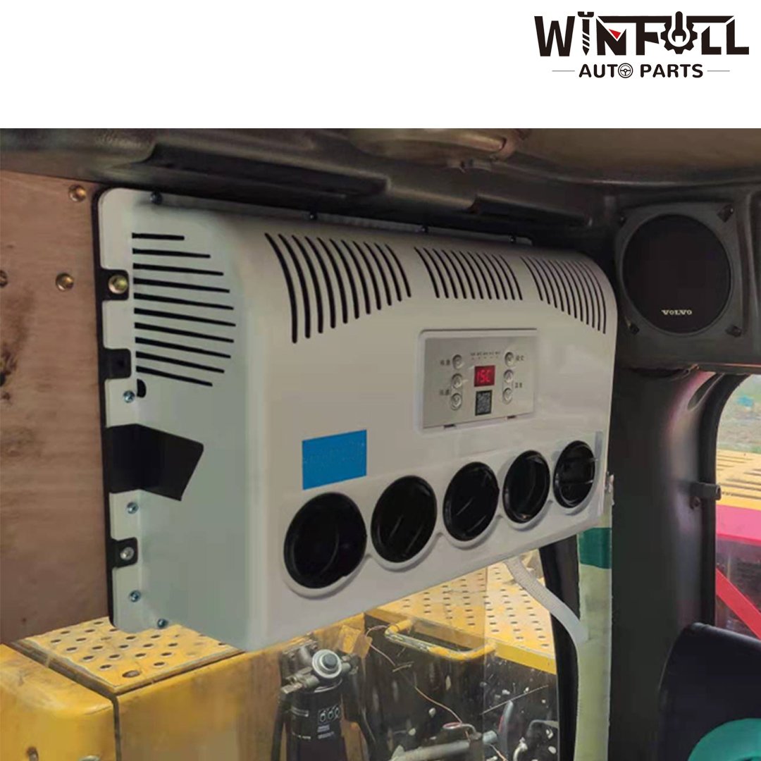 12V 24V DC Truck Air Conditioning System Parking Cooler Air Conditioner for Heavy Truck Construction Vehicles