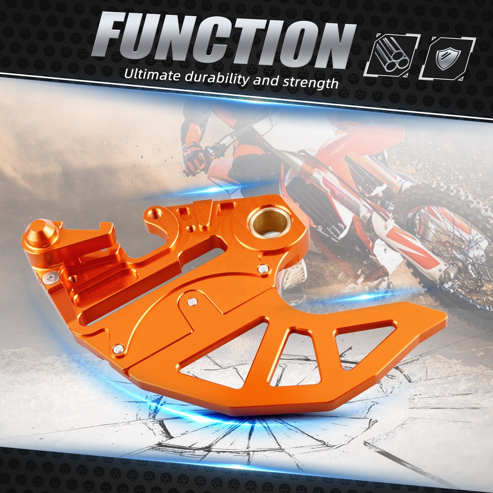 NiceCNC Rear Brake Disc Guard for KTM 125 250 350 450 500 EXC-F SXF XCF SX 2004-2022