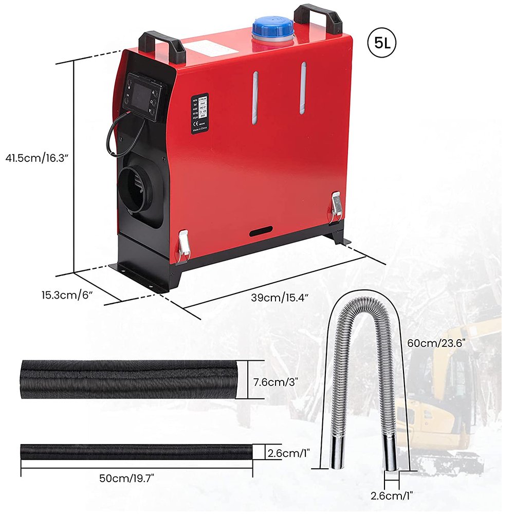 Truck/Car/Boat diesel Heater 12V 5KW 12V Diesel Air Heater All-In-One Portable Parking Hot Sale