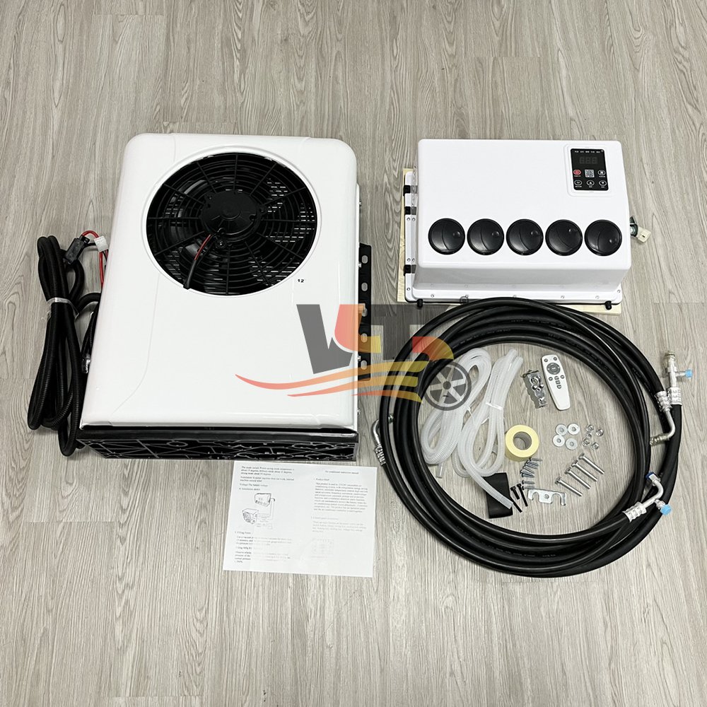 12V Parking Air Conditioner 12 Volt Car Camping Truck Car Electric Air Conditioner Semi Truck Ac Unit Parking Cooler Customer's
