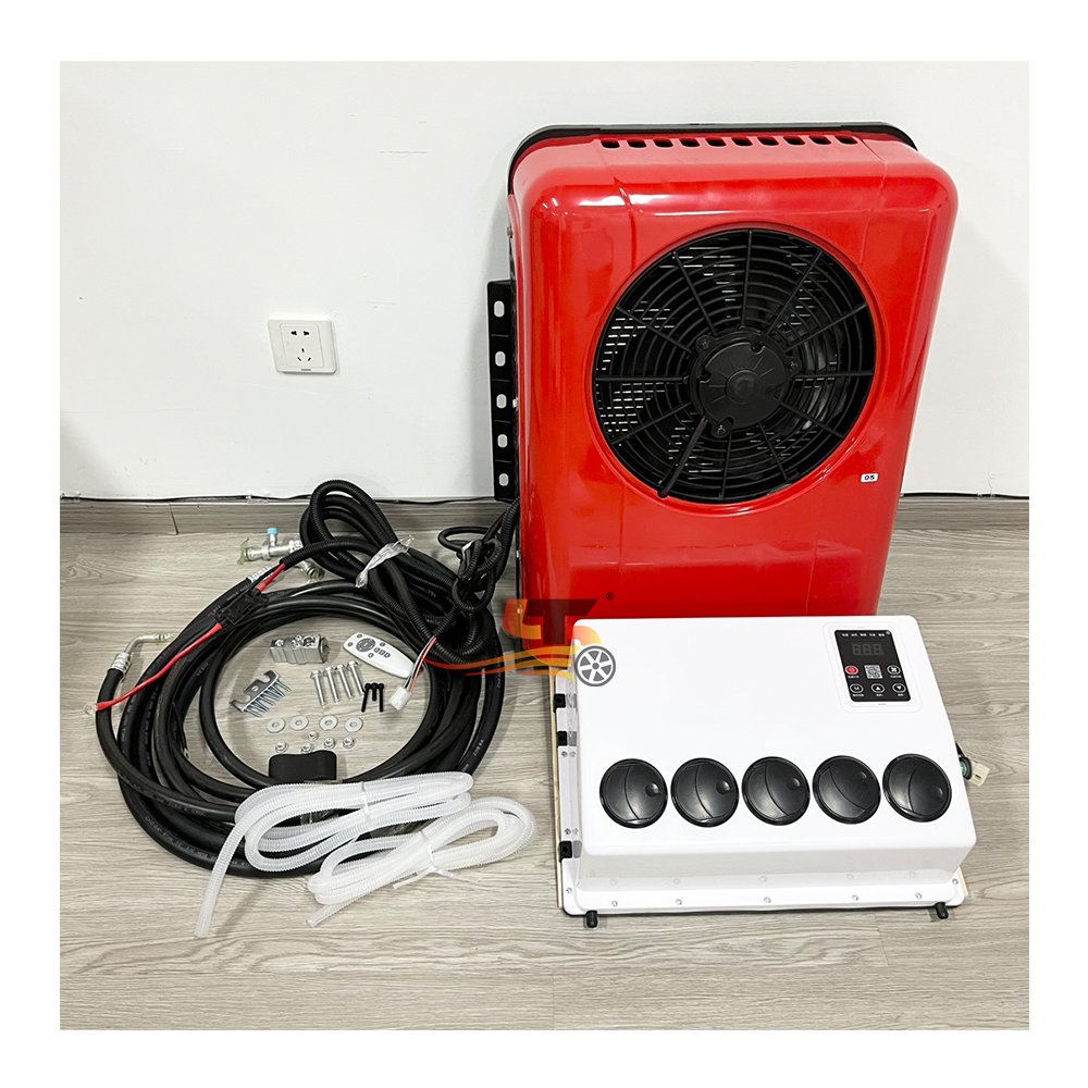 12V Parking Air Conditioner 12 Volt Car Camping Truck Car Electric Air Conditioner Semi Truck Ac Unit Parking Cooler Customer's