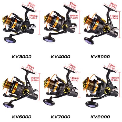 Molinete Pesca 13+1BB Reel Carp Fishing New Double Brake Design Surfcasting Molinete Spinning Wheel Bait Casting LEFT Hand HIBT