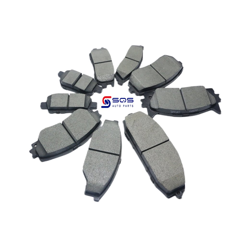 SQS High Quality Factory Prices Brake Pads Direct Fit Focus/Swift/Terrano/xpander/COROLL-A/VIOS/ECOSPORT/accent/SANTANA/D-MAX