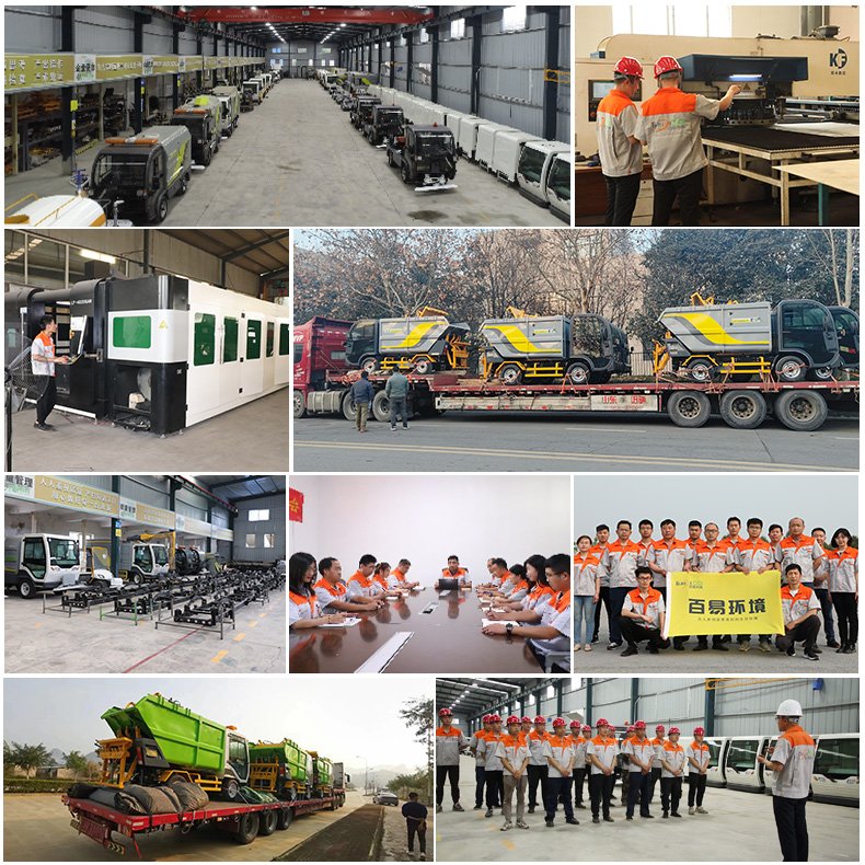 Baiyi L35 Electric Compactor Truck Garbage Truck for Sale Mini Garbage Trucks for Sale