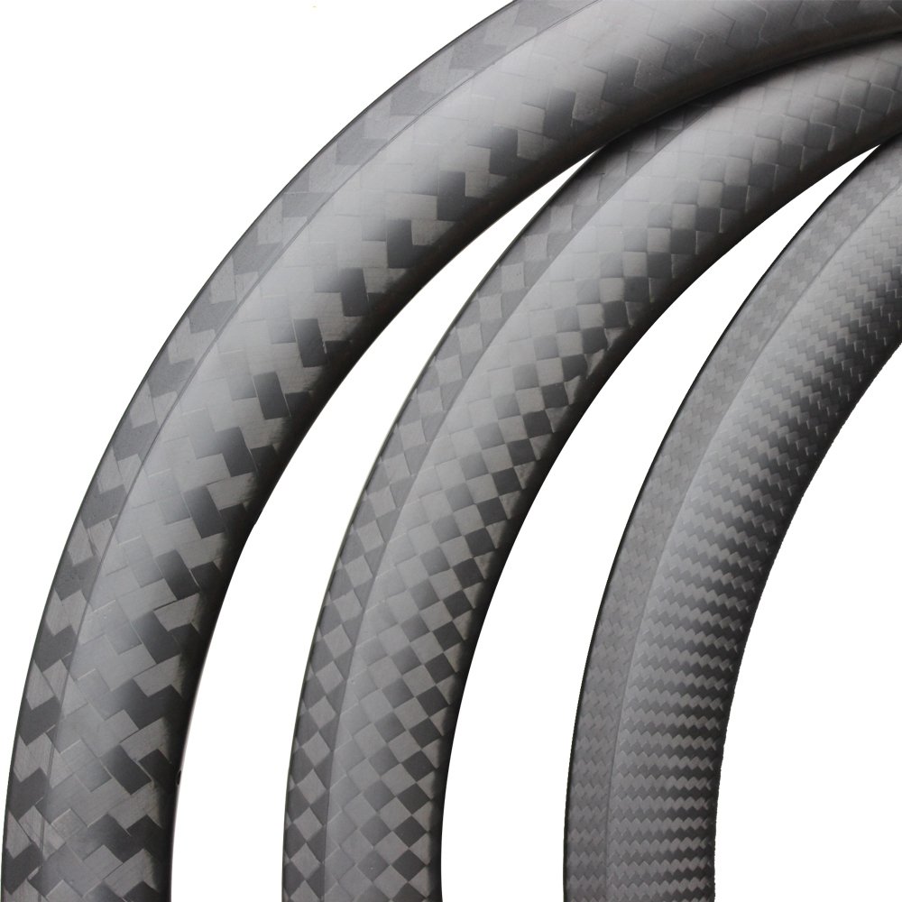 High Performance 26\" 27.5\" 29\" Mountain Bike Carbon Fiber Wheelset Rims with High Stiffness Disc Brake