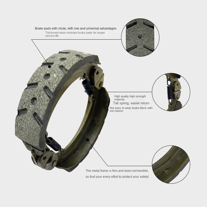 Hot Selling Motorcycle Wheel Brake Shoes Universal Waterproof Rotors Brake Pads Electric Cars for Electric Tricycle