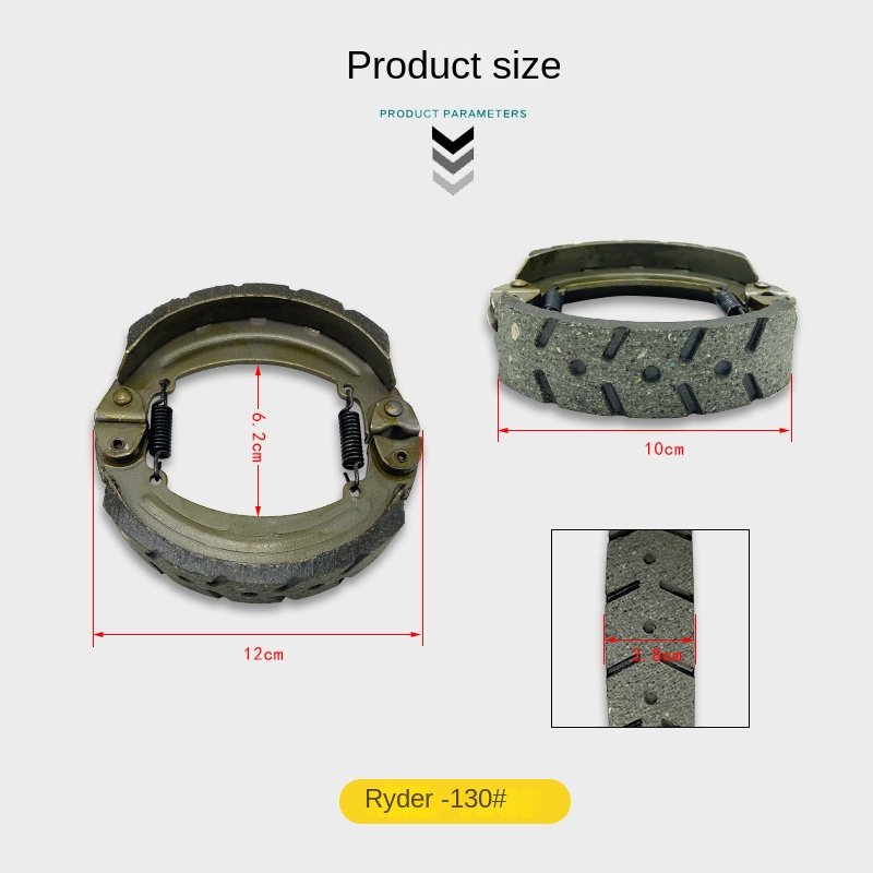 Hot Selling Motorcycle Wheel Brake Shoes Universal Waterproof Rotors Brake Pads Electric Cars for Electric Tricycle