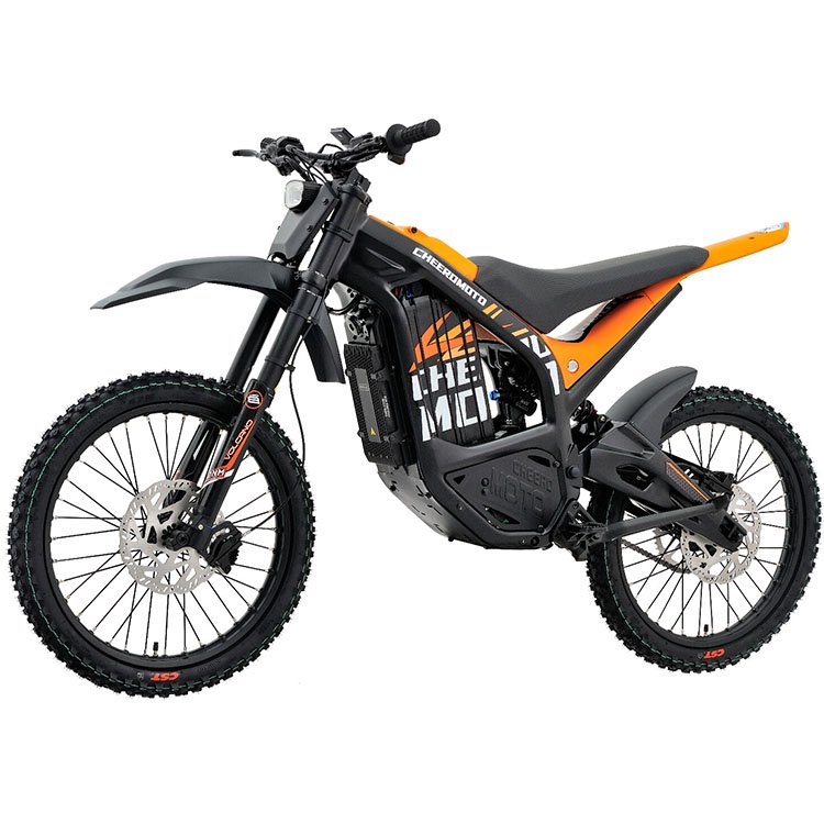 2025 High-Speed 96V 12000KW Off-Road Electric Dirt Bike with Central Motor Power by Lithium Battery