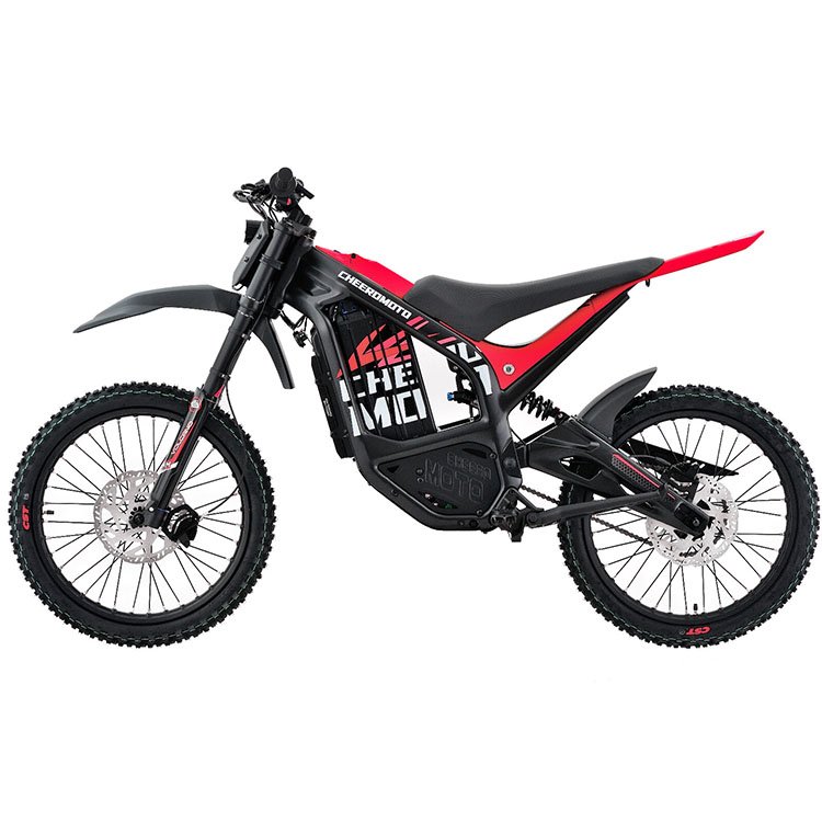 2025 High-Speed 96V 12000KW Off-Road Electric Dirt Bike with Central Motor Power by Lithium Battery