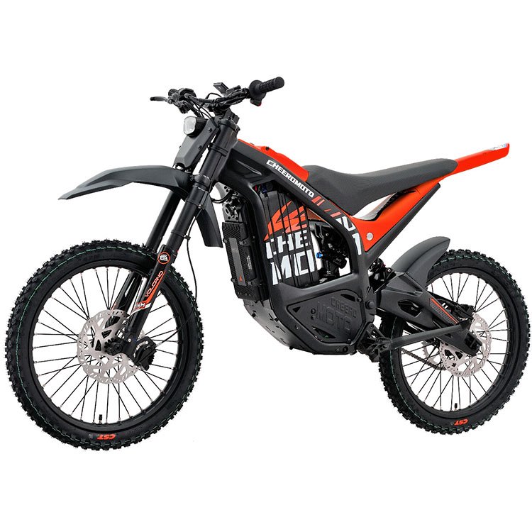 2025 High-Speed 96V 12000KW Off-Road Electric Dirt Bike with Central Motor Power by Lithium Battery