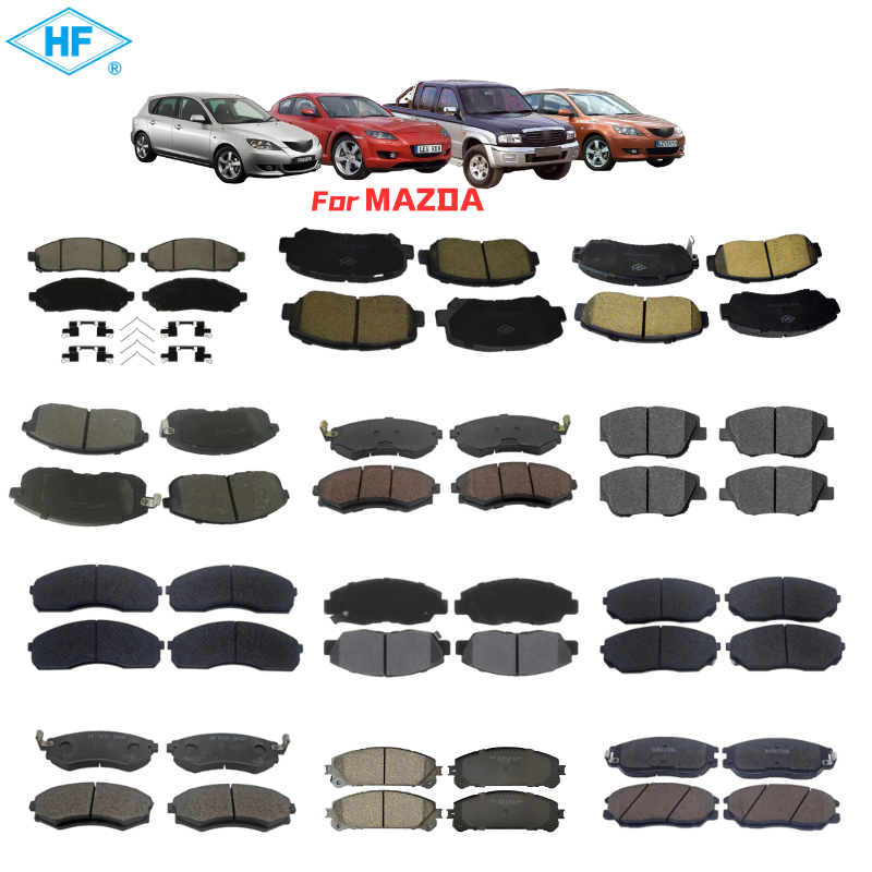 Use for Mazda 2 3 6 CX3/5/7/8/9 MX5 Brake Pad Carbon Fiber/Ceramic/Semi Metal Brakes Pads Wholesale Front Brake Pad Set