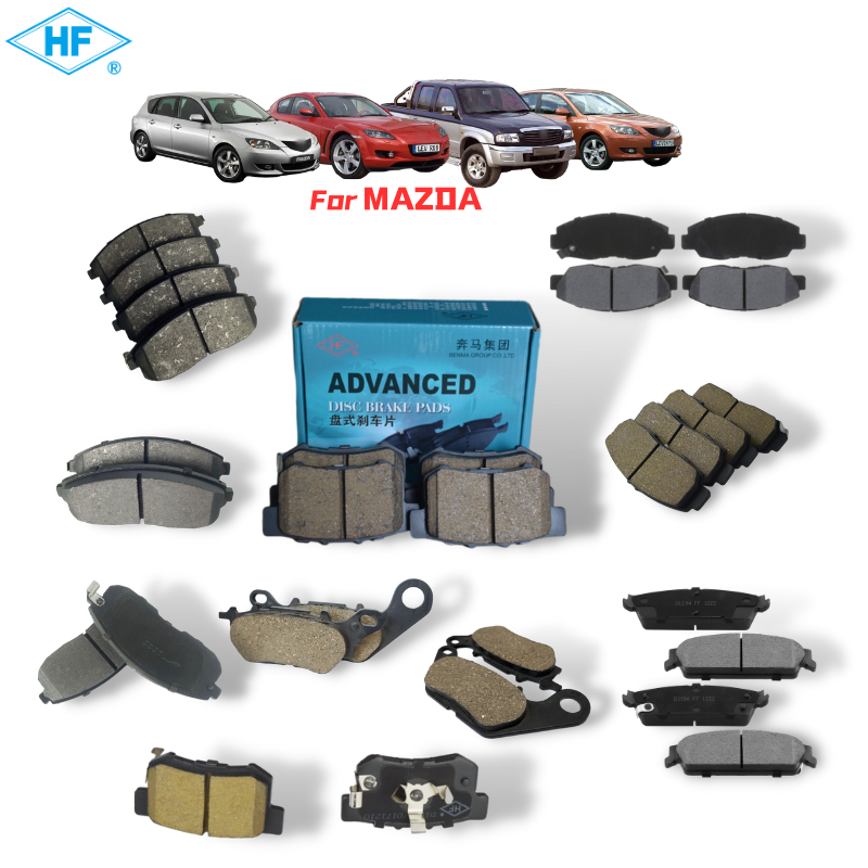 Use for Mazda 2 3 6 CX3/5/7/8/9 MX5 Brake Pad Carbon Fiber/Ceramic/Semi Metal Brakes Pads Wholesale Front Brake Pad Set