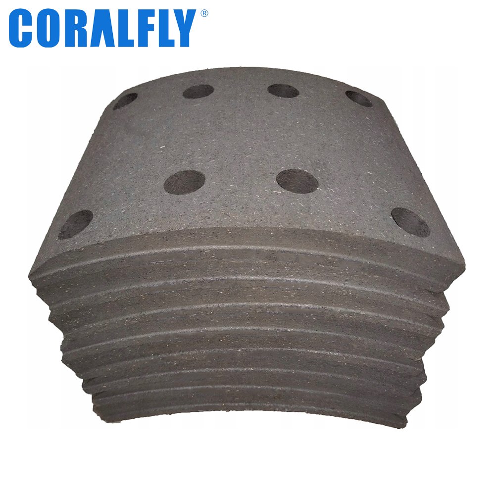 High Quality 19486 Truck Brake Lining for Mercedes benz 6174234711 6174233010 6174210010 3854210610 3854210710