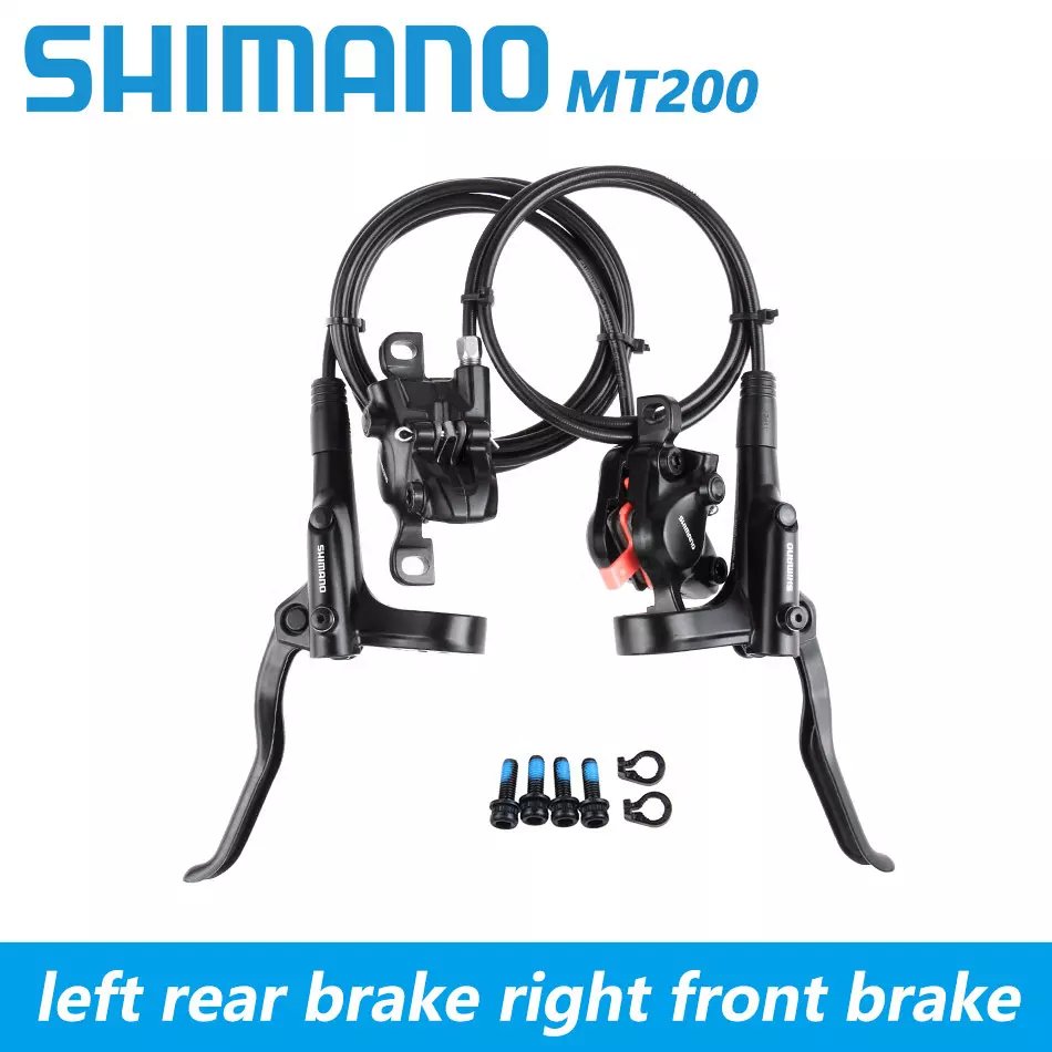 Shimano MT200 M315 Brake Bicycle Bike MTB Hydraulic Disc Brake Set Clamp BR-BL-MT200 Mountain Bike with RT56 Disc Brake Parts