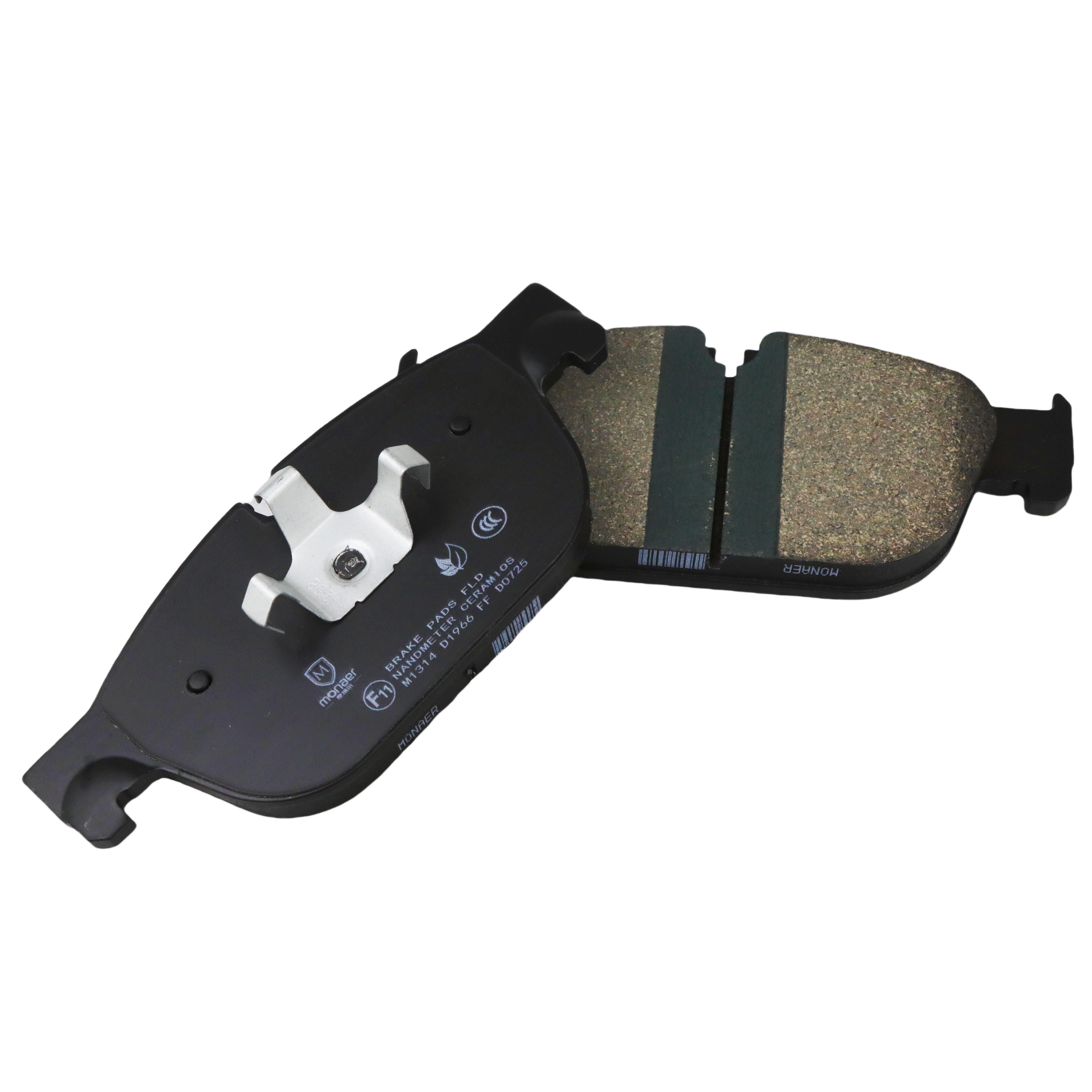 Monaer Brake Pads D1966 Ceramic Front Disc Brake Pad for PEUGEOT