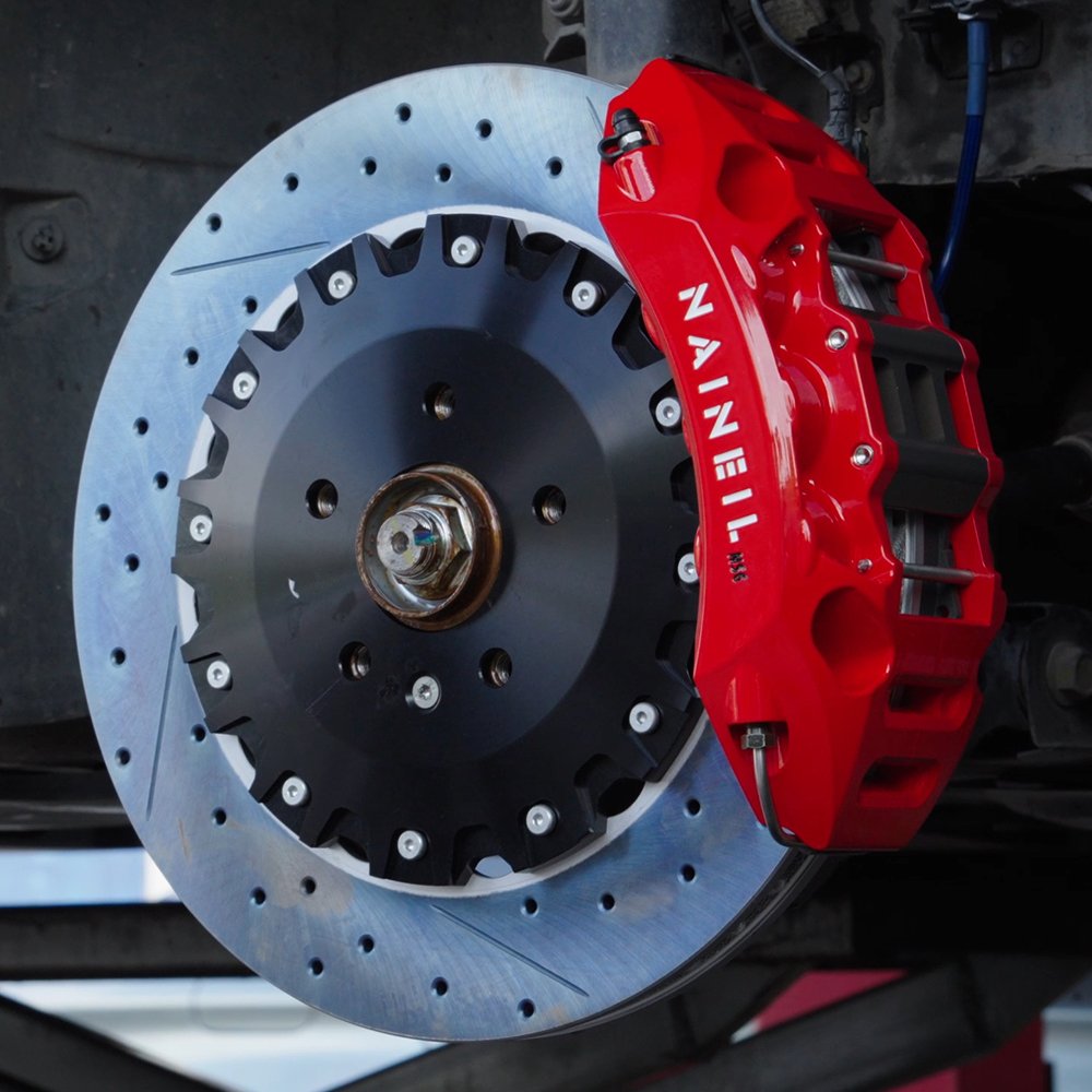 Naineil Upgrade Brake Systems Racing Forged 6 Pot Brake Caliper 6 Piston Big Brake Kit for dodge Challenger Charger